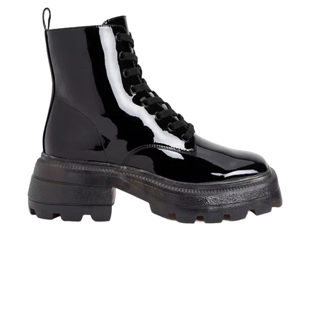 Katy Perry Size 10 NEW in Box Womens Black The Geli Combat Boots - Picture 9 of 12